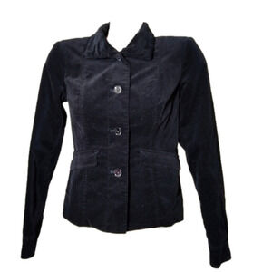 MICHAEL Michael Kors Black Velour Jacket  XS